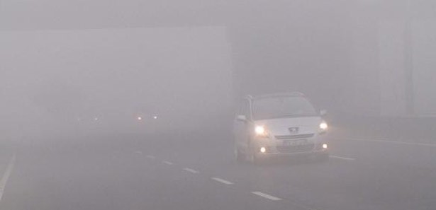 Çorlu'da ulaşıma sis engeli
