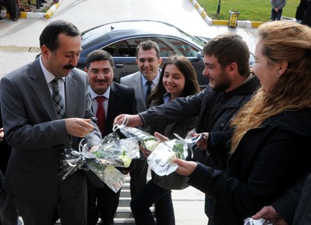 Rektör Gökbel ilçe ziyaretlerini sürdürüyor