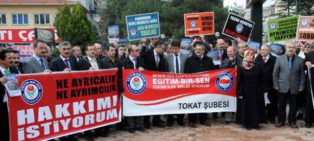 Tokat'ta "başörtüsüne özgürlük" eylemi