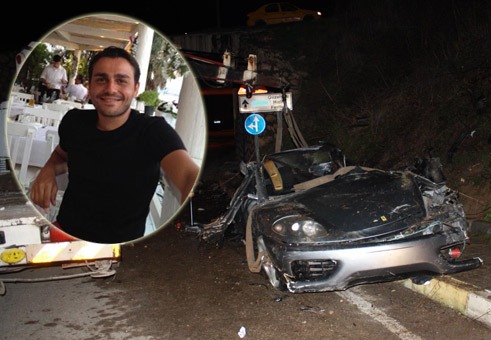 İşte o Ferrari'nin dehşet anları!