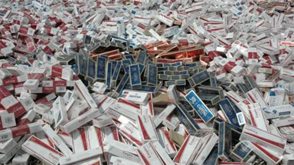 Ereğli'de 51 bin sigaraya el konuldu