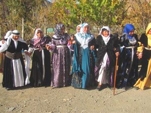 90 yaşında bastonla halay çekti