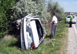 Konya'da kaza: 4 yaralı