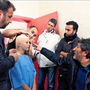 Rolü için üç saat makyaj yapıldı