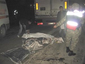 Ceset torbasına konulurken telefon çaldı