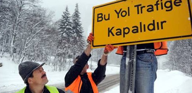 Ovit Dağı Geçidi kardan kapandı