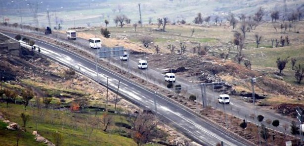 Irak sınırına askeri sevkiyat yapıldı