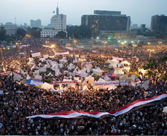 Mısır'da ülke genelinde gösteriler düzenleniyor