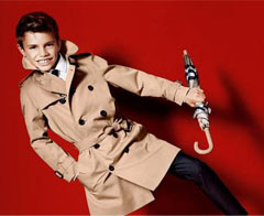 Beckham'ın oğlu Burberry'nin yeni yüzü oldu