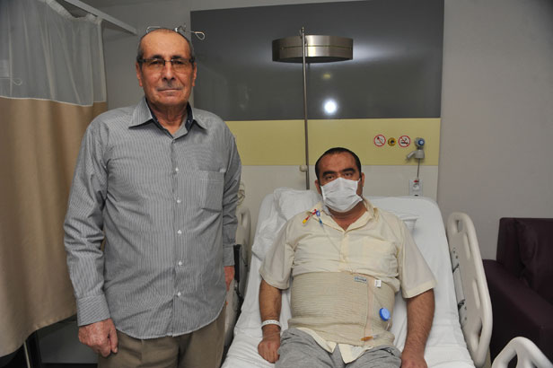 Bakın yaşama nasıl tutundu