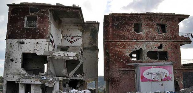 Türkmen bölgesi bombardıman altında