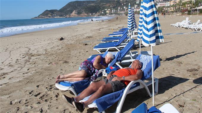 Kış ortasında yaz keyfi