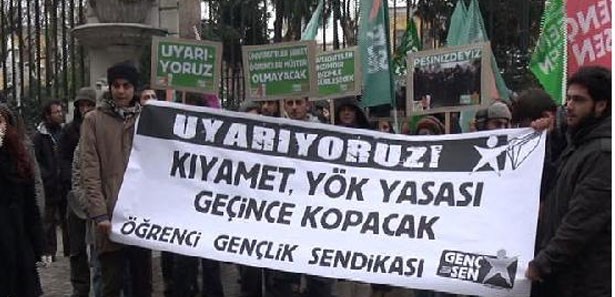 YÖK tasarısını protesto ettiler