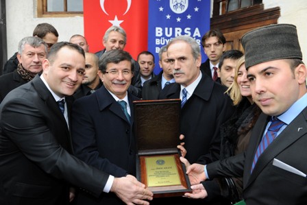 Bakan Davutoğlu Rufai Tekkesi'ni açtı