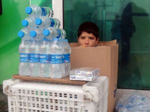 Taksim'in göbeğinde yürek burkan görüntü