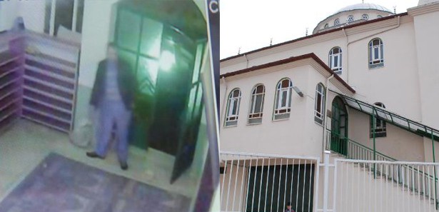 Caminin bağış kutusundaki paraları çaldı