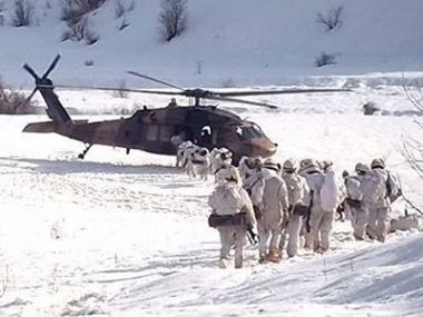 2 metre karda dev operasyon