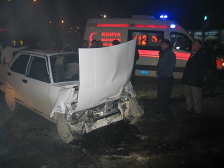 Konya'da kaza: 1'i ağır 5 yaralı