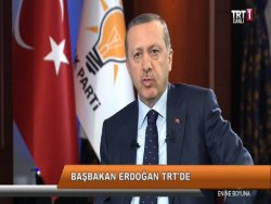 Başbakan Erdoğan TRT'de canlı yayına katıldı