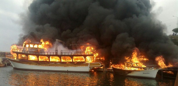 Lüks yatta patlama oldu!