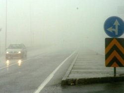 Bolu Dağı'nda yoğun sis