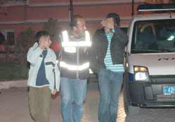 Liseli gaspçılar yakalandı
