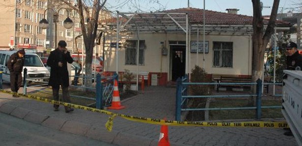 Zabıta amirliğine av tüfeğiyle ateş edildi