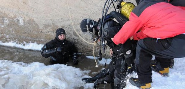 Buz tutan dere Gıyasettin'i geri vermiyor