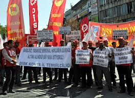 Nakliyat-İş Konya Bölge Temsilciliği Üyeleri, kargo işverenlerini protesto etti