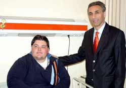 Obez kardeşler hastaneye kaldırıldı