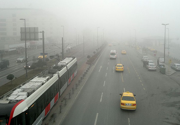 Ulaşıma sis engeli