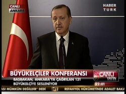 Erdoğan'ın Büyükelçiler Konferansı konuşması