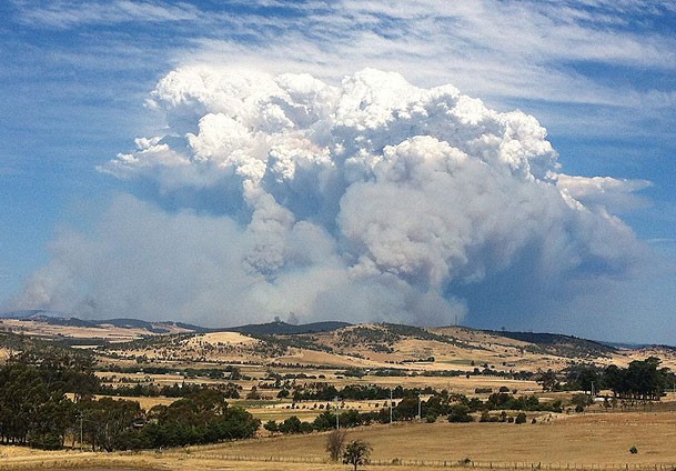 Tazmanya adası yanıyor