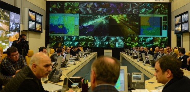 AKOM, kar yağışını 411 kamerayla izliyor