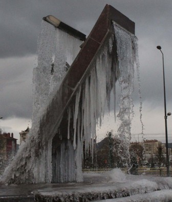 Konya'da donduran soğuk