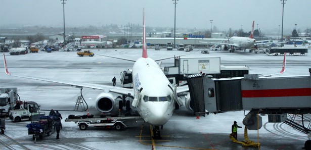 Kar, hava ve deniz trafiğini de vurdu!