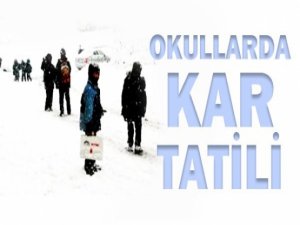 Ereğli'de okullar tatil edildi