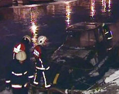 Kadıköy’de tekne yangını