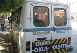 Okul servis araçları denetlendi