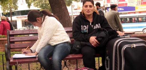 Mersin'de yürek burkan görüntü!