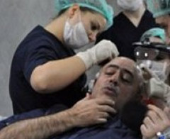 Mahmut Tuncer saç ektirdi