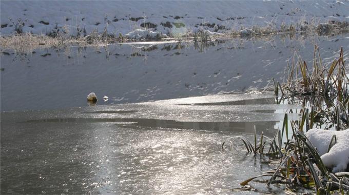 Bursa'da dereler dondu