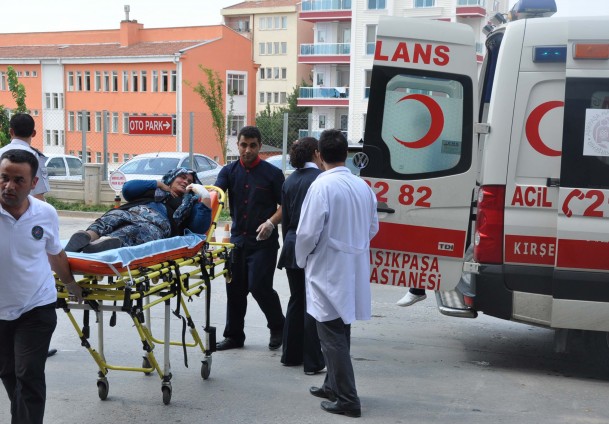 Ambulans personeli ''şiddet'' altında