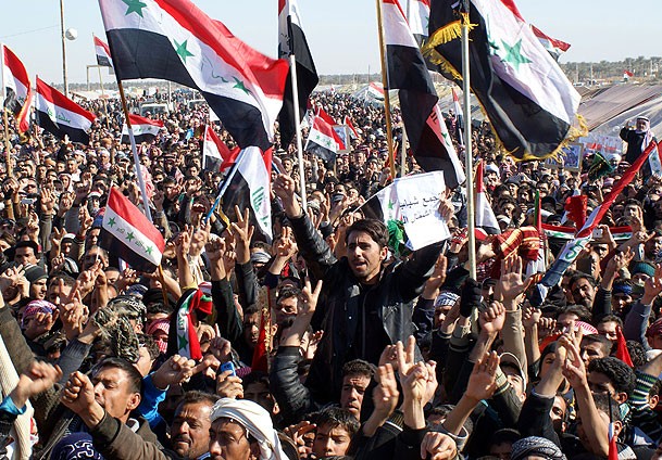 Irak'ta ''nöbet cuması'' gösterileri