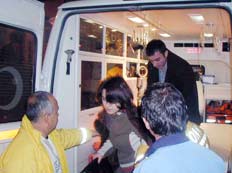Genç çift ölümden döndü