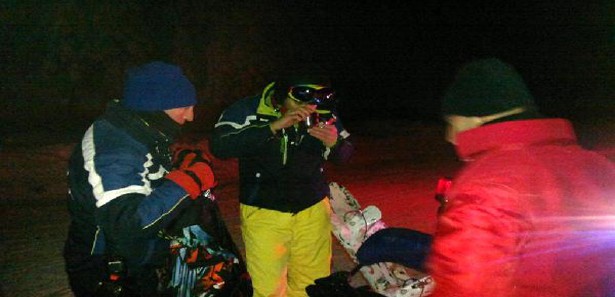 Snowboard yaparken kaybolan genç bulundu