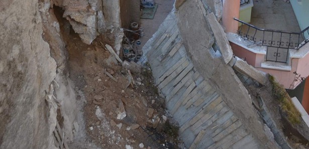 Niğde'de toprak kayması