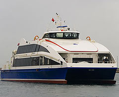 Lodos feribot seferlerini iptal ettirdi