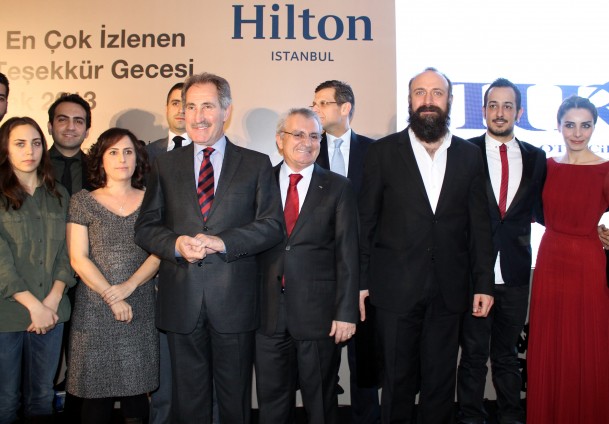 Dizilere ödül töreninde protesto