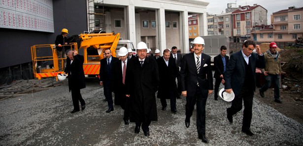Başkanlar Küçükçekmece Arena'yı inceledi